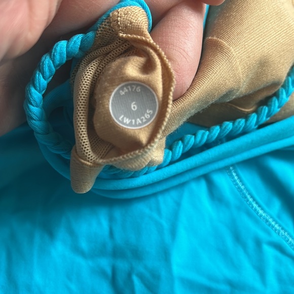 LULULEMON Alight Halter Tank Braided Aqua - Picture 5 of 10